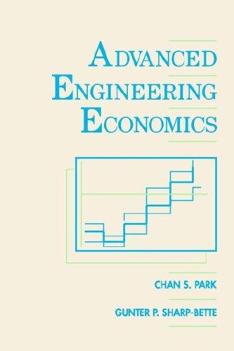 Cover of Advanced engineering economics