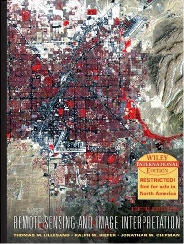 Cover of Remote sensing and image interpretation