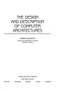 Cover of The design and description of computer architectures