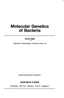 Cover of Molecular genetics of bacteria