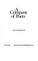 Cover of A Company of poets