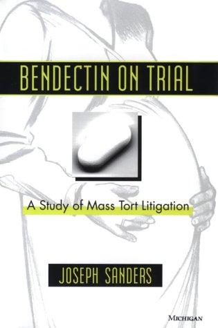 Cover of Bendectin on trial