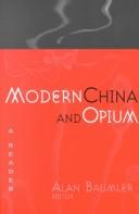 Cover of Modern China and Opium