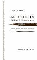 Cover of George Eliot's Originals and Contemporaries