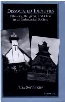 Cover of Dissociated identities