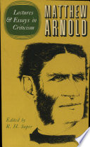 Cover of Lectures and Essays in Criticism