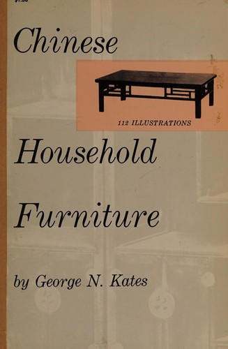 Cover of Chinese household furniture