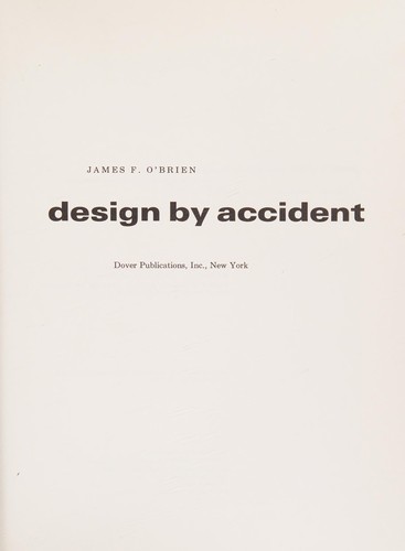 Cover of How to Design by Accident