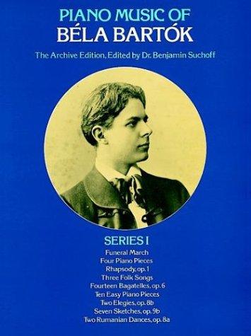 Cover of Piano Music of Bela Bartok, Series I