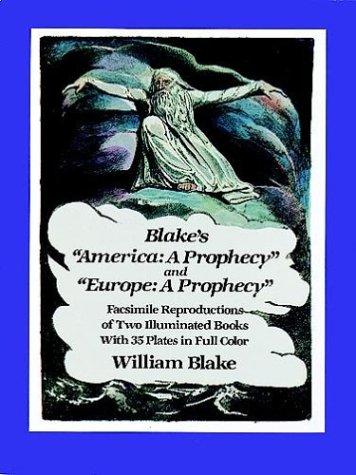 Cover of Blake's "America, a Prophecy" ; And, "Europe, a Prophecy"