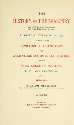 Cover of The history of freemasonry