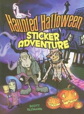 Cover of Haunted Halloween Sticker Adventure With Stickers