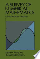 Cover of A Survey of Numerical Mathematics