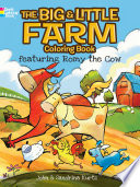 Cover of The Big & Little Farm Coloring Book