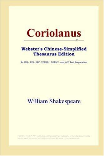 Cover of Coriolanus