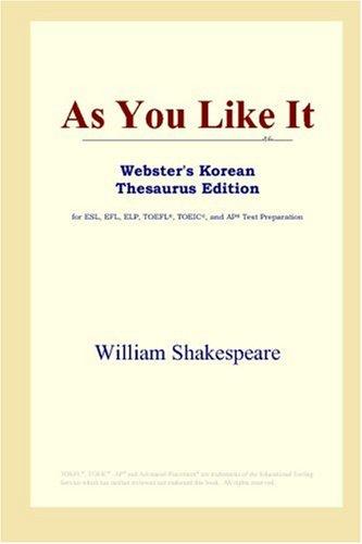 Cover of As You Like It