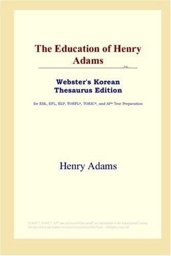 Cover of The Education of Henry Adams