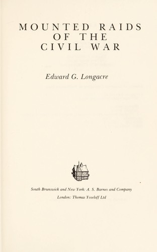 Cover of Mounted raids of the Civil War