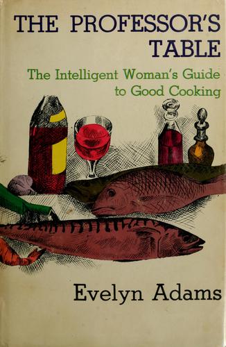 Cover of The professor's table