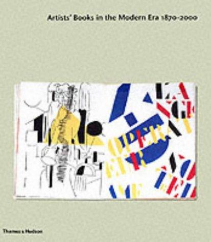 Cover of Artists books in the modern era 1870-2000
