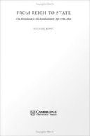 Cover of From Reich to State
