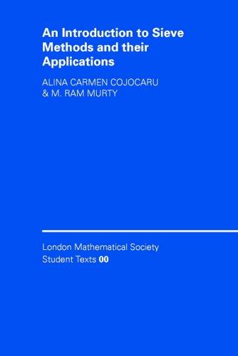 Cover of An Introduction to Sieve Methods and Their Applications