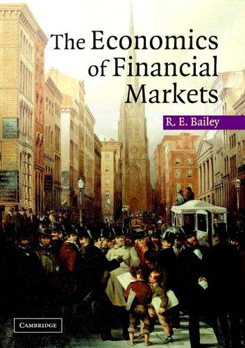Cover of The Economics of Financial Markets