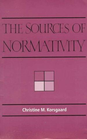Cover of The sources of normativity