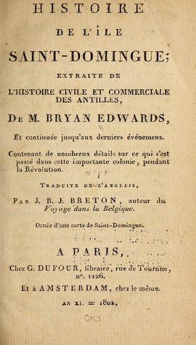 Cover of An historical survey of the island of Saint Domingo