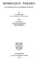 Cover of Homology theory