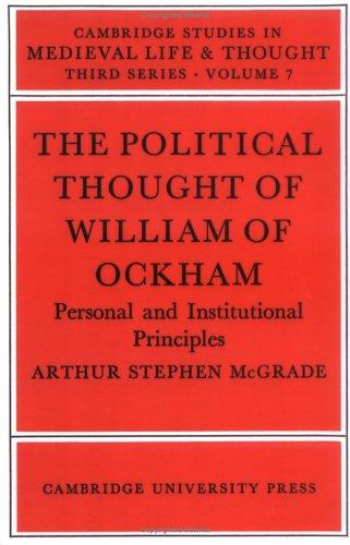 Cover of The Political Thought of William Ockham