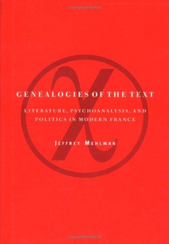 Cover of Genealogies of the Text