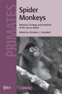 Cover of Spider monkeys