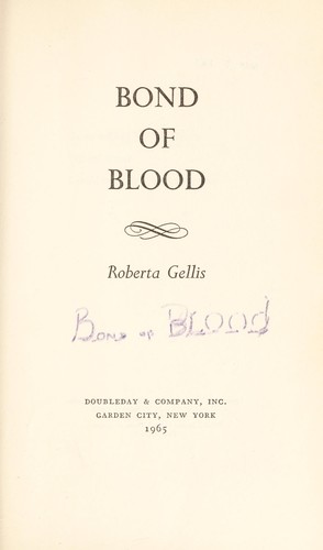 Cover of Bond of Blood