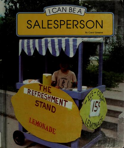 Cover of I Can Be a Salesperson