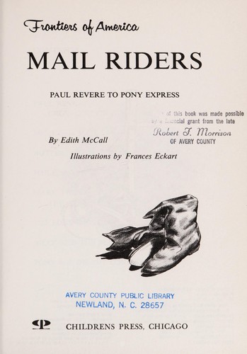 Cover of Mail riders