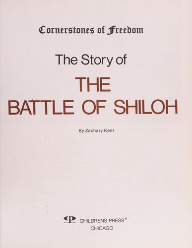 Cover of The story of the Battle of Shiloh