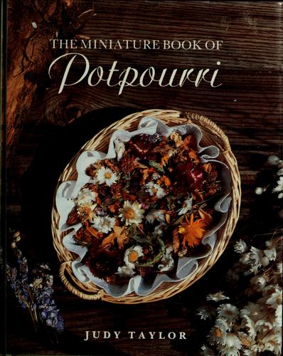Cover of The miniature book of potpourri