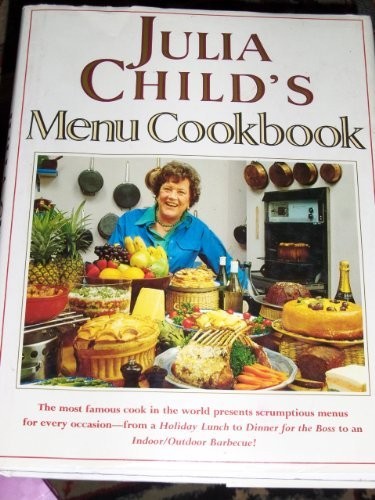Cover of Julia Child's menu cookbook