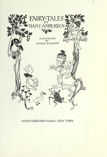 Cover of Fairy Tales By Hans Christian Andersen