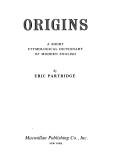 Cover of Origins
