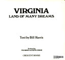 Cover of Virginia, Land of Many Dreams