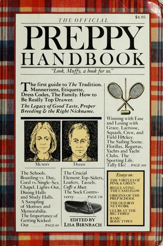 Cover of Official Preppy Handbook