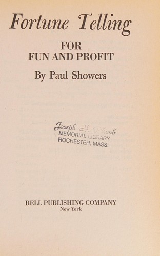Cover of Fortune telling for fun and profit