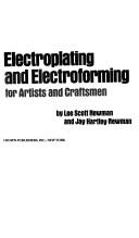 Cover of Electroplating and electroforming