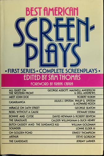 Cover of Best American screenplays