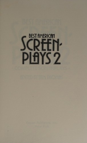 Cover of Best American Screenplays #2 (Best American Screenplays)