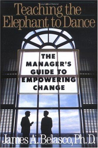 Cover of Teaching the elephant to dance