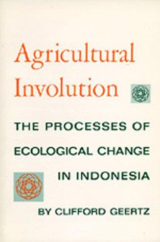 Cover of Agricultural involution