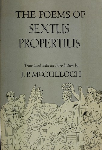 Cover of The poems of Sextus Propertius